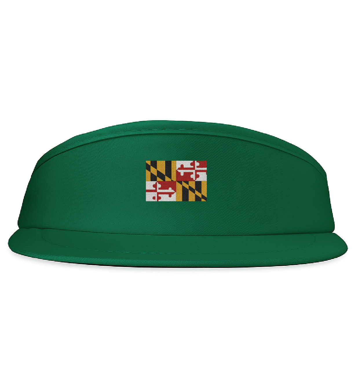 High Crown Visor - Maryland State Flag Embroidery