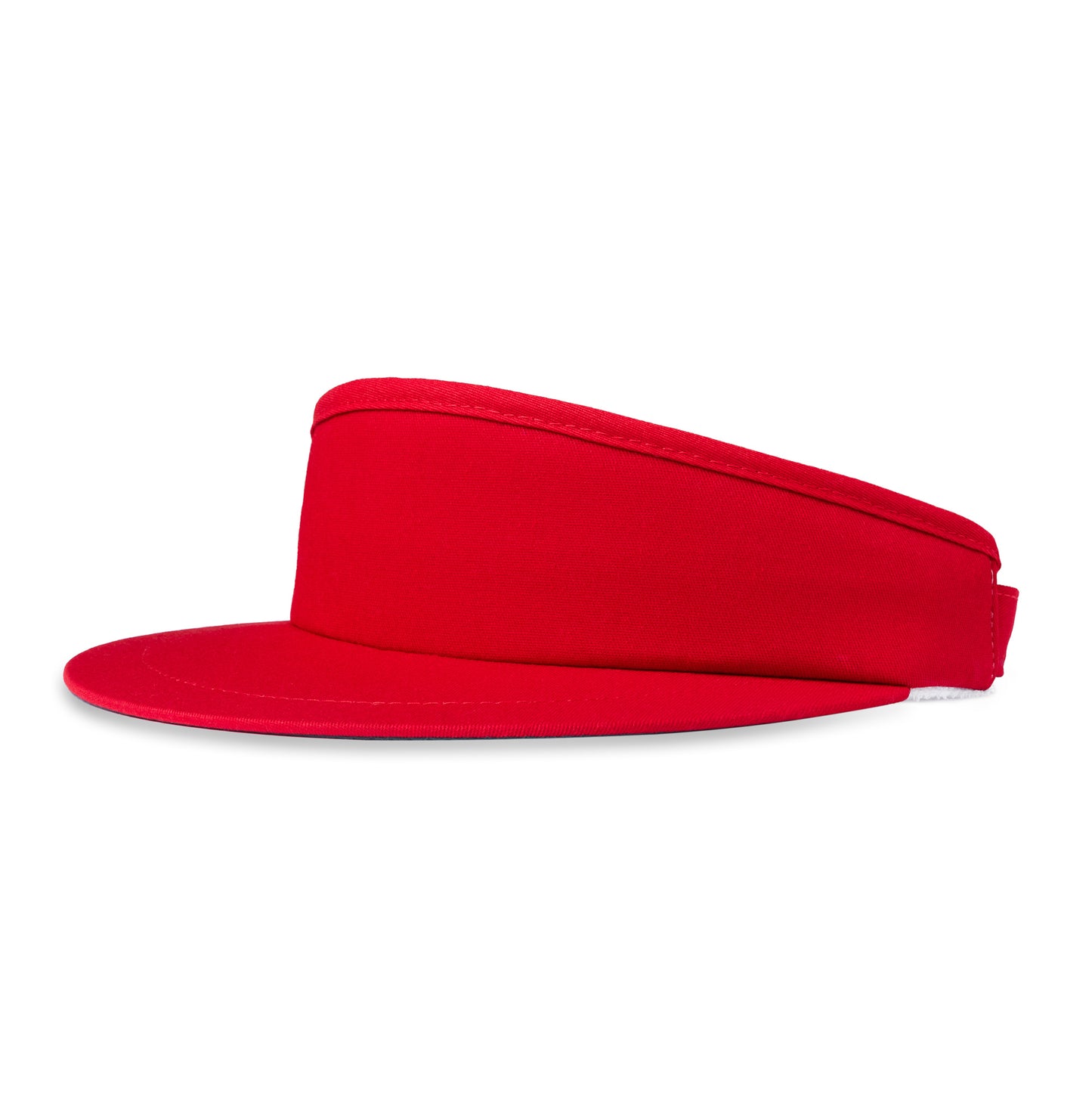 High Crown Visor - Red