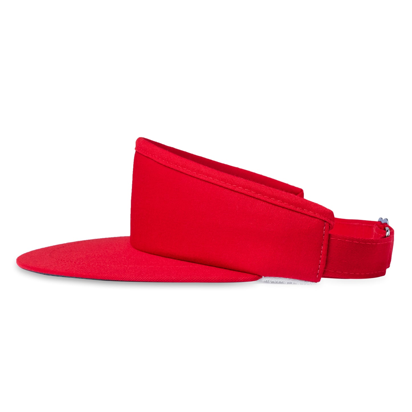 High Crown Visor - Red