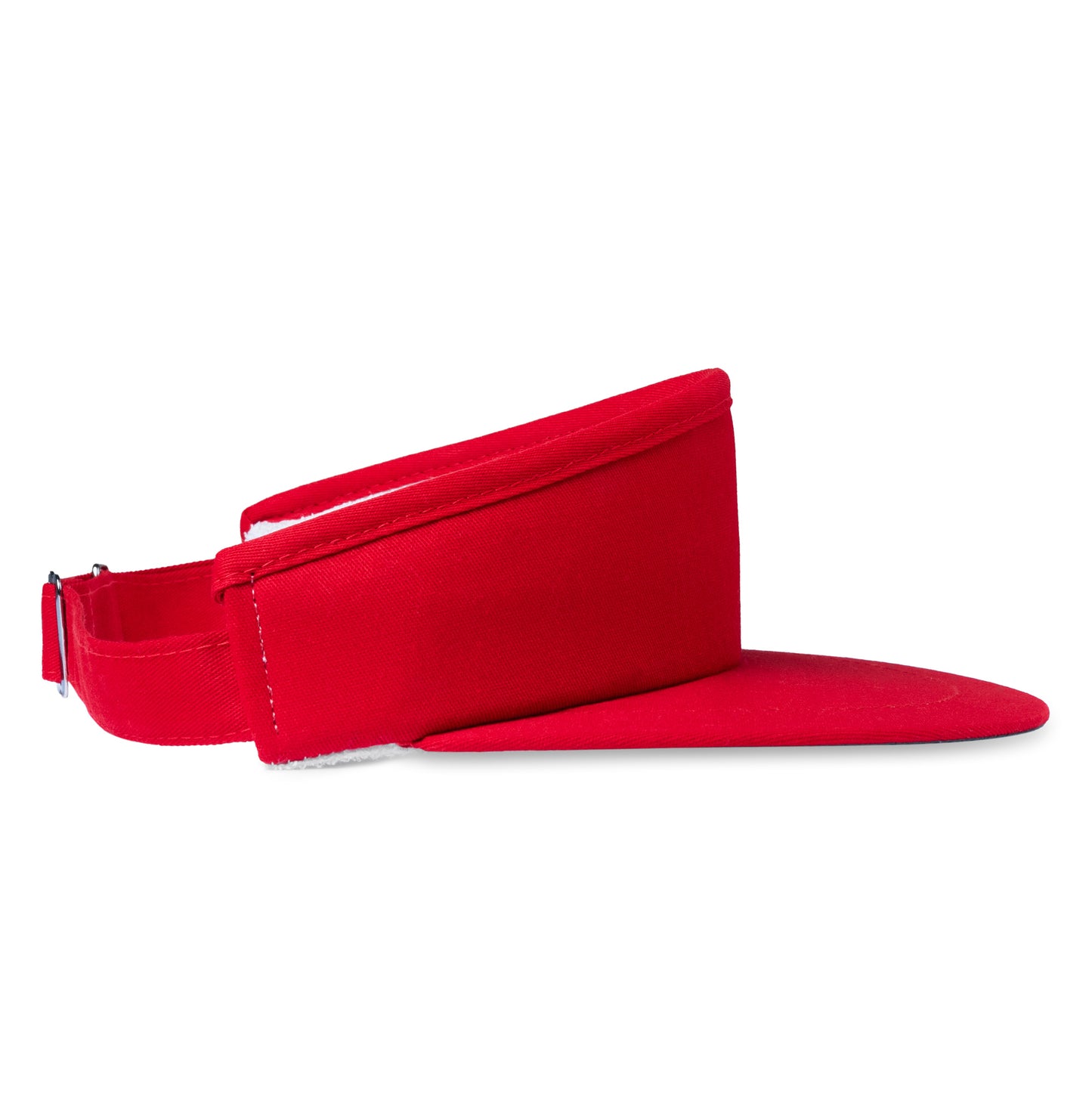 High Crown Visor - Red