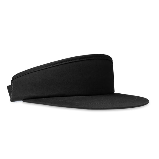 High Crown Visor - Black