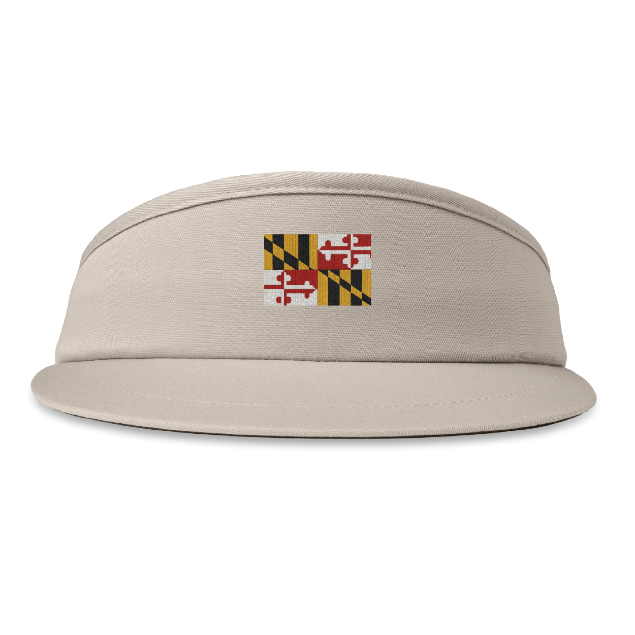 High Crown Visor - Maryland State Flag Embroidery