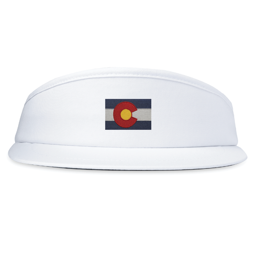 High Crown Visor – Colorado State Flag Embroidery