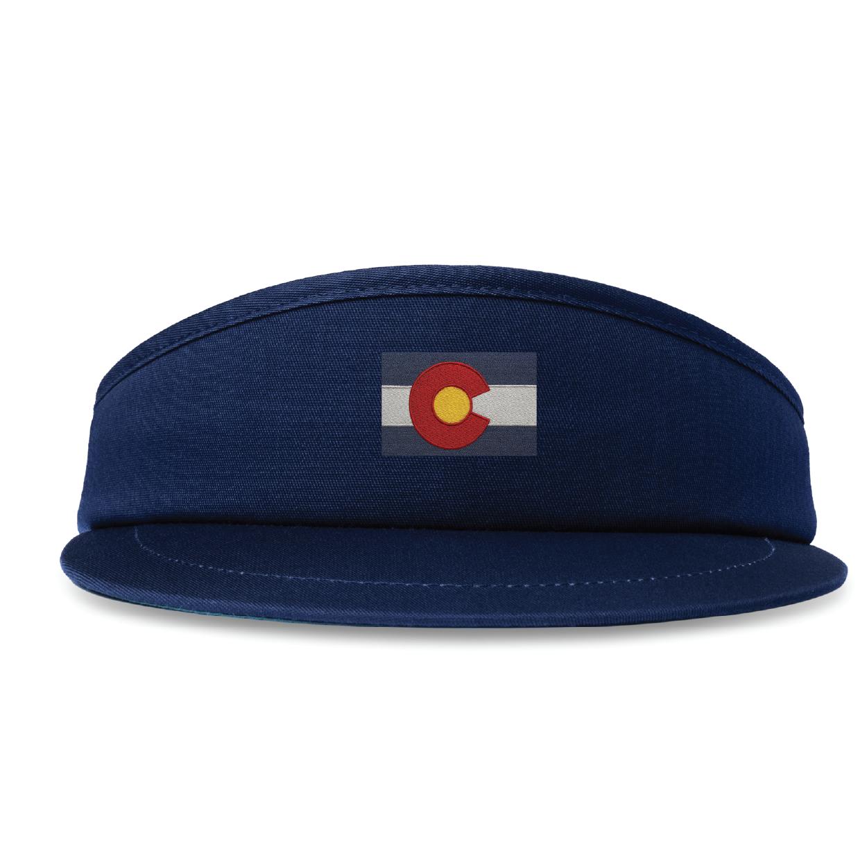 High Crown Visor – Colorado State Flag Embroidery