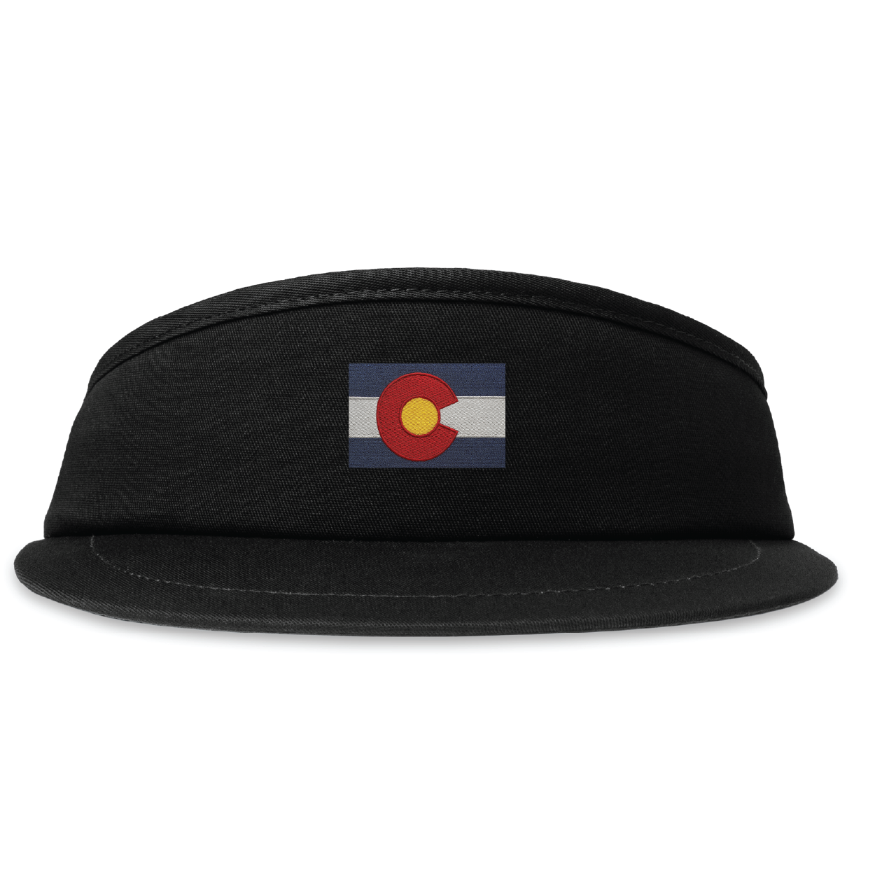 High Crown Visor – Colorado State Flag Embroidery