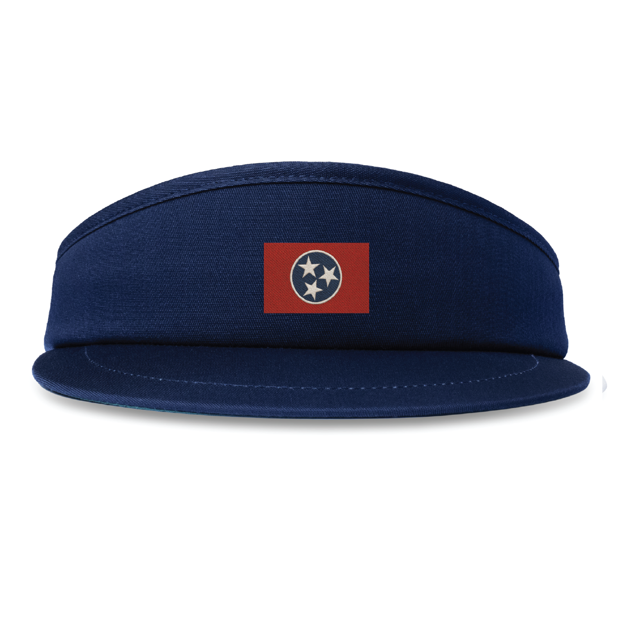 High Crown Visor – Tennessee Tri-Star State Flag Embroidery